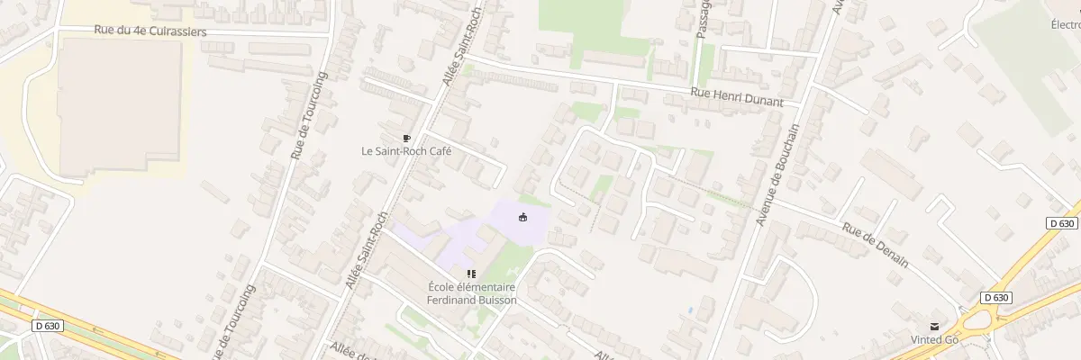 Plan du 607 Rue Henry Dunant à Cambrai
