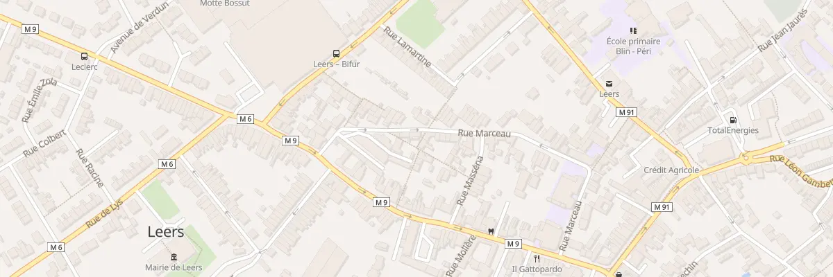 Plan du 51 Rue Marceau à Leers