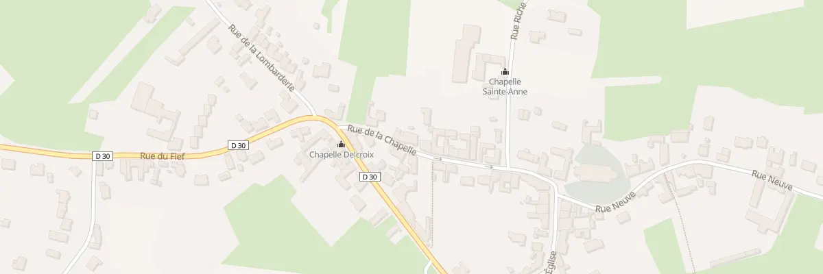 Plan du 218 Rue de la Chapelle à Bouvignies