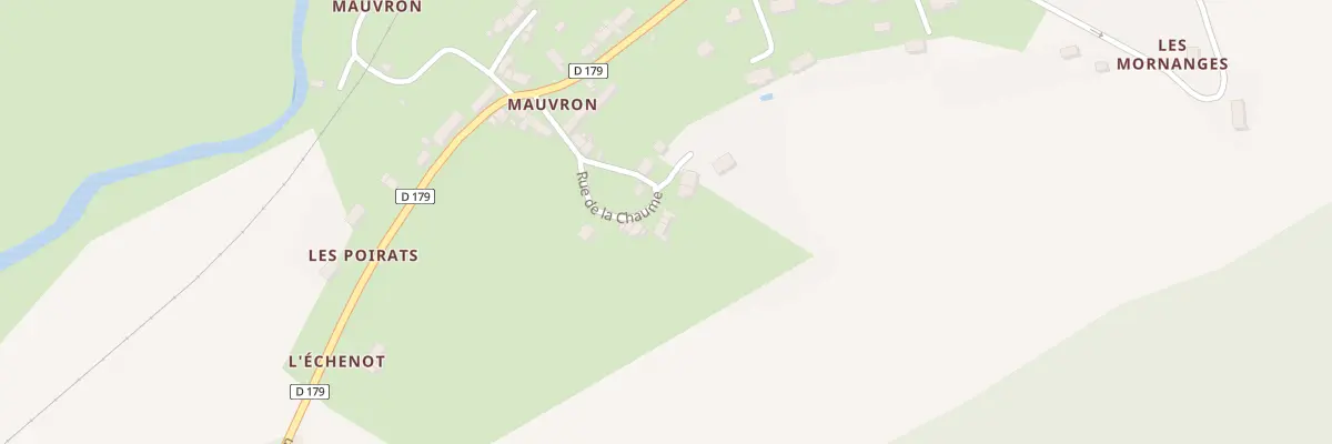 Plan du 59 Mauvron à Poiseux