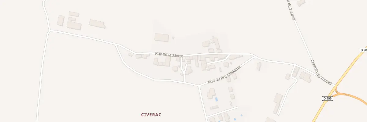Plan du 1 Tra des Plantades au Broc