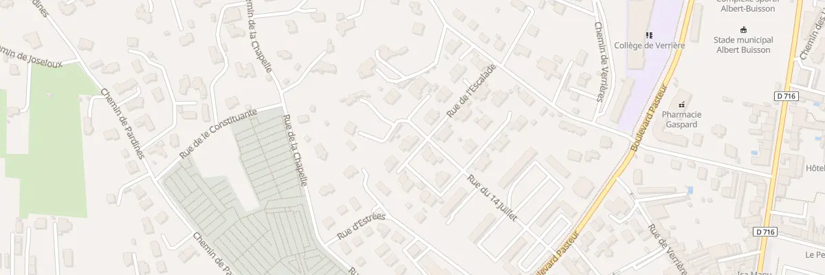 Plan du 26 Rue des Pechers à Issoire