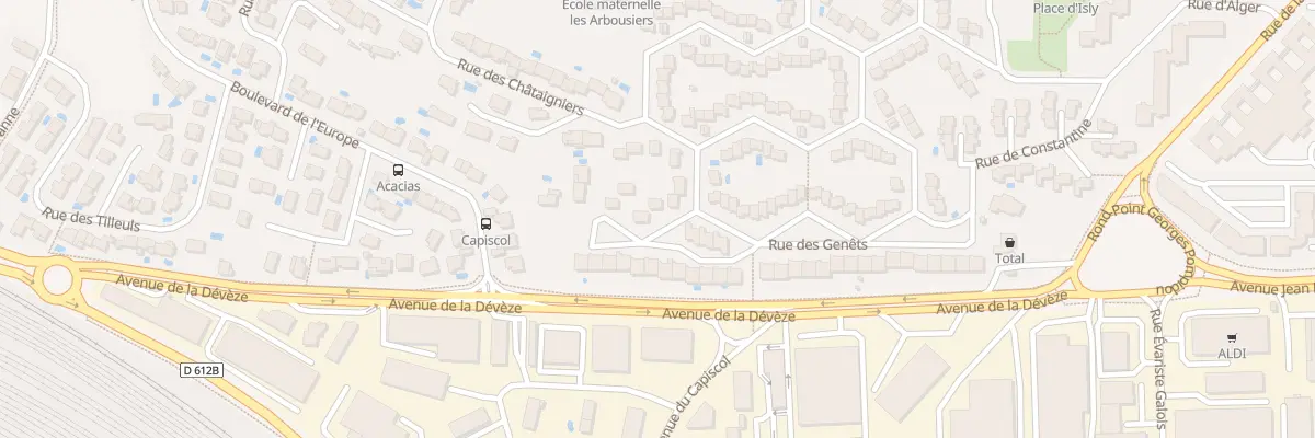 Plan du 38 Rue du Thym à Béziers