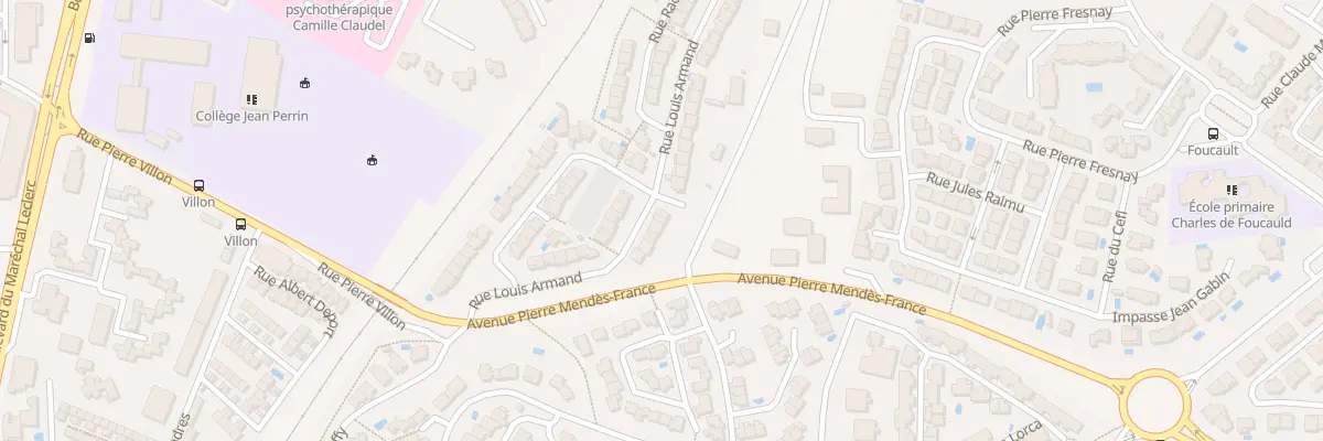 Plan du 10 Rue Louis Armand à Béziers