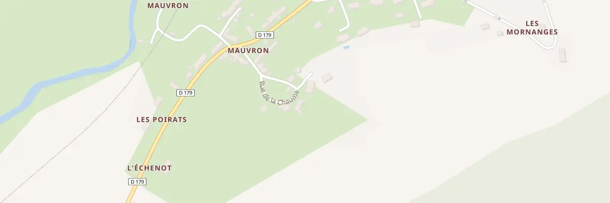 Plan du 58 Mauvron à Poiseux