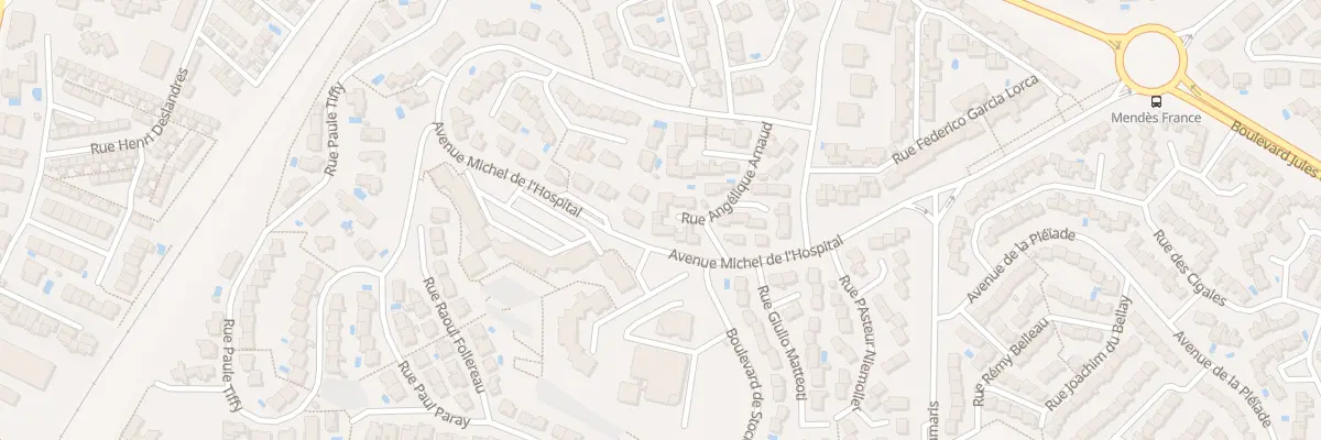 Plan du 7 Rue Angélique Arnaud à Béziers