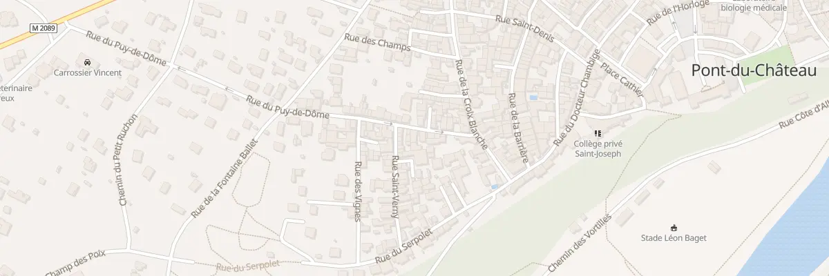 Plan du 11 Rue du Puy de Dôme à Pont-du-Château