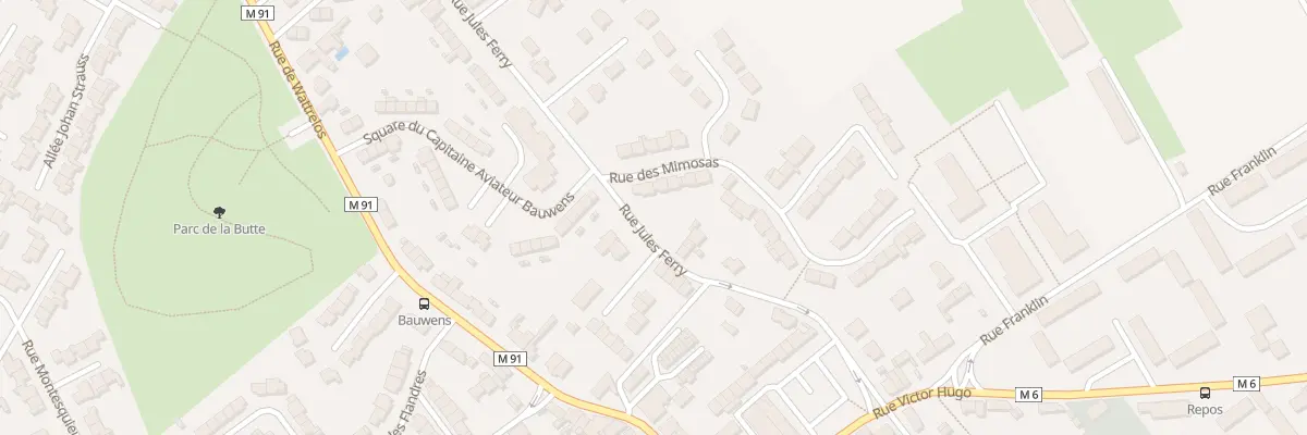Plan du 2 Rue des Mimosas à Leers