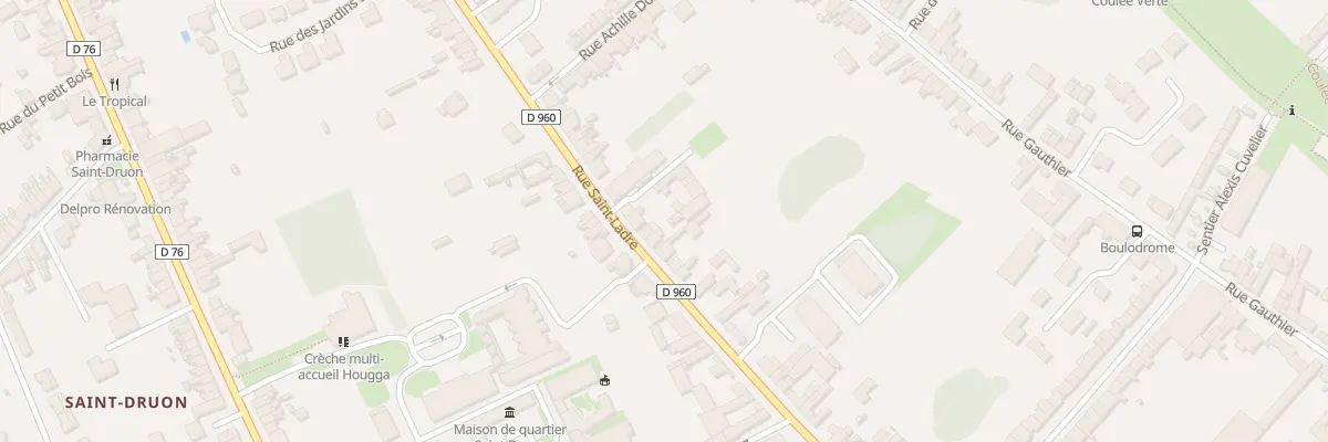 Plan du 77 Rue Saint-ladre à Cambrai