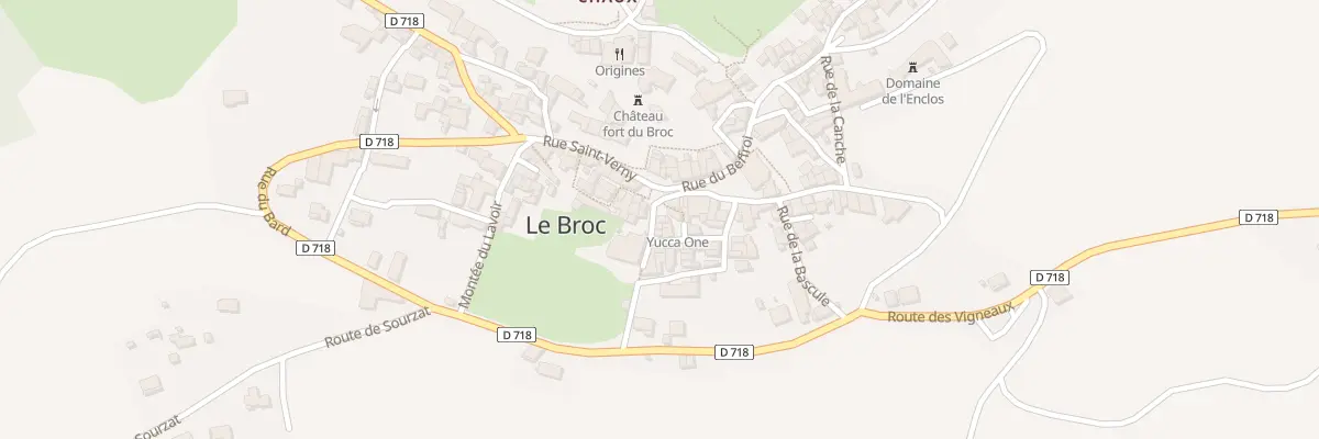 Plan du 1 Rue du Pisady au Broc