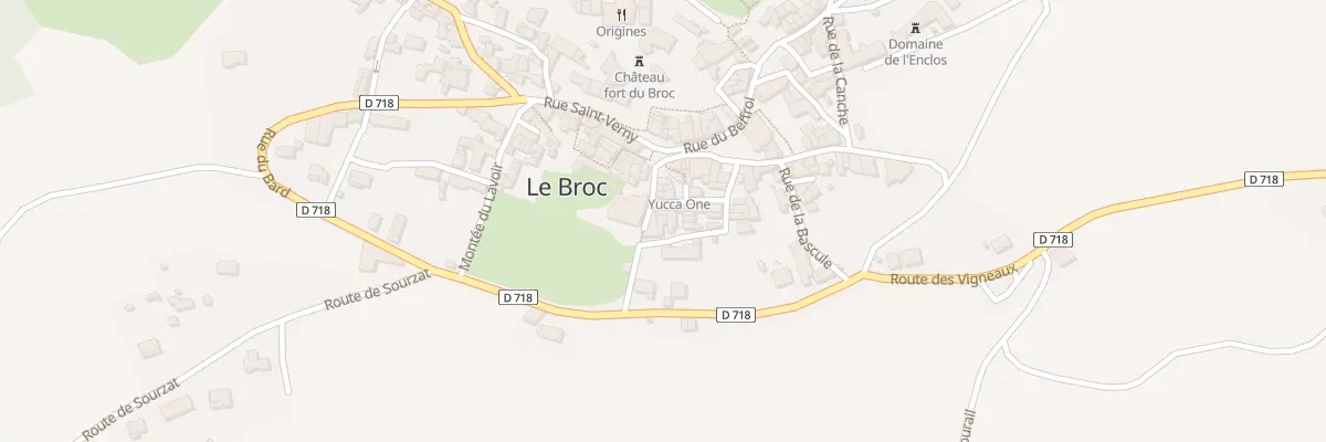 Plan du 10 Rue des Granges au Broc