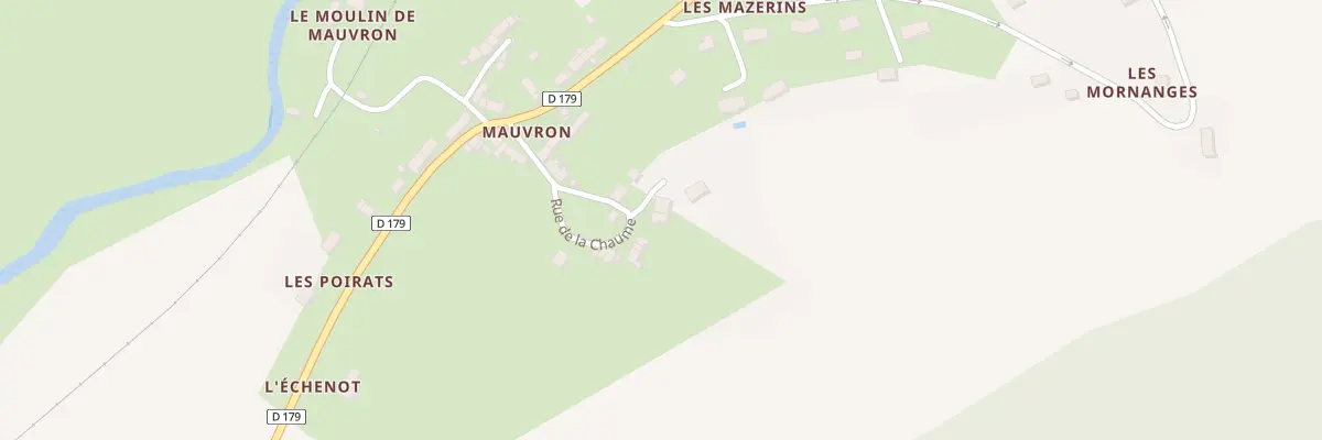 Plan du 57 Mauvron à Poiseux