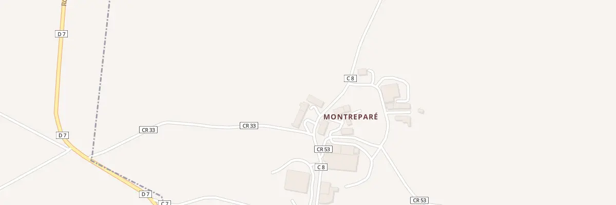 Plan du 183 Montreparé à Lainsecq