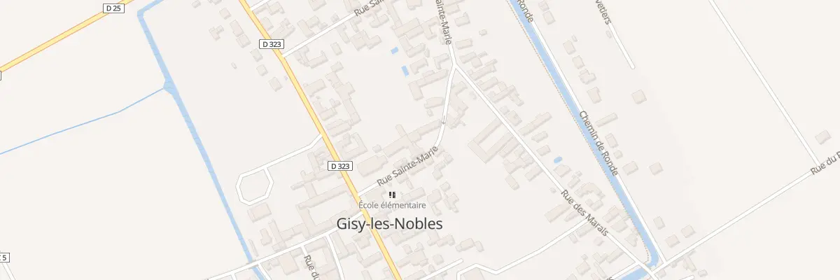 Plan du 3 Rue Sainte-Marie à Gisy-les-Nobles