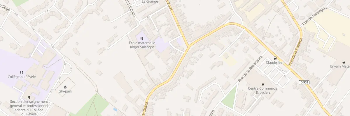Plan du 10 Rue Floris Durez à Orchies