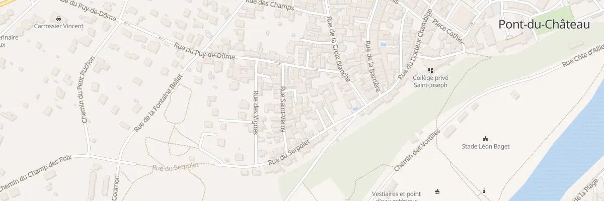 Plan du 9 Rue Saint-Verny à Pont-du-Château