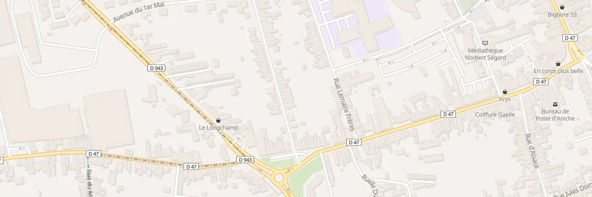 Plan du 22 Rue des Freres Martel à Aniche