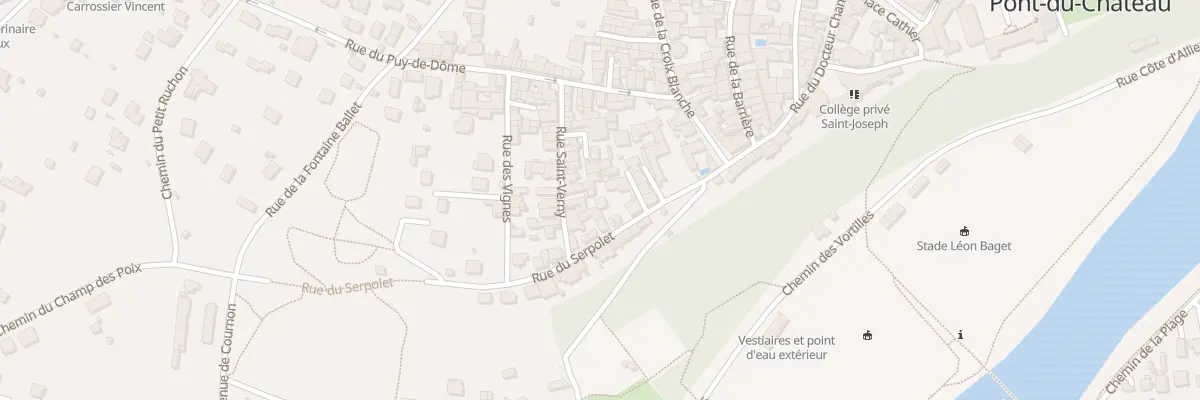 Plan du 19 Rue Saint-Verny à Pont-du-Château