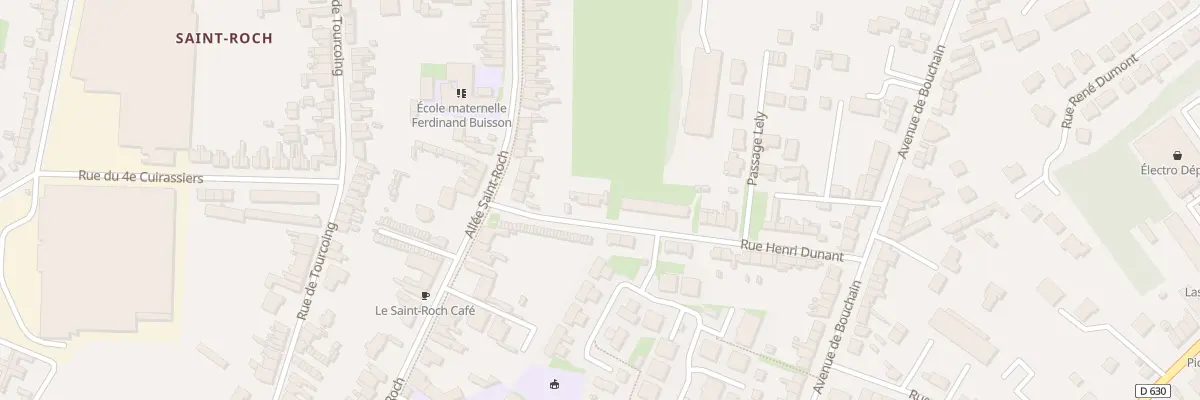 Plan du 13 Rue Henry Dunant à Cambrai