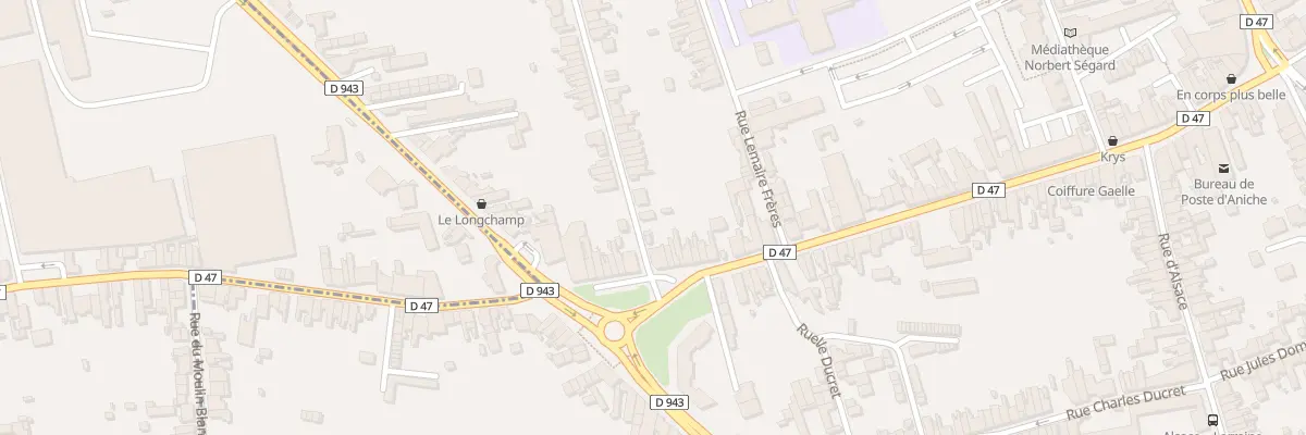 Plan du 8 Rue des Freres Martel à Aniche