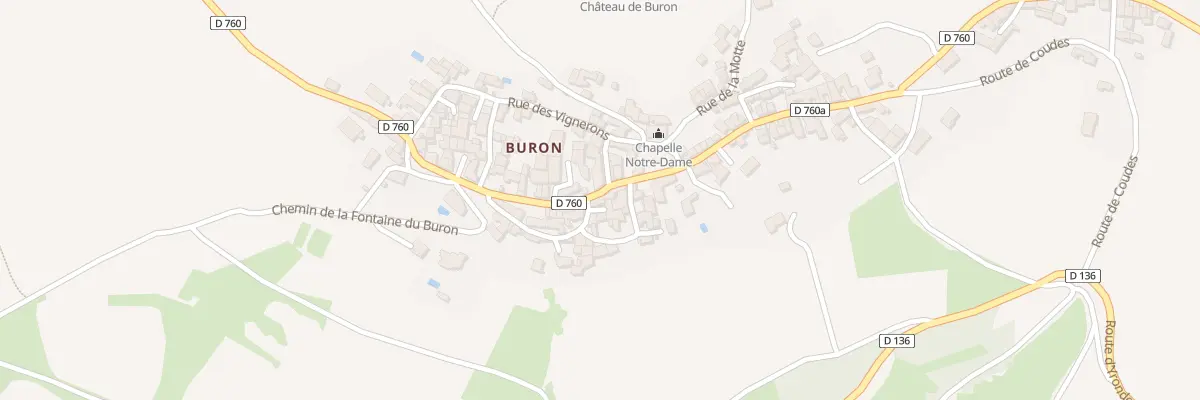 Plan du 5 Rue du Soleil Couchant Buron à Yronde-et-Buron