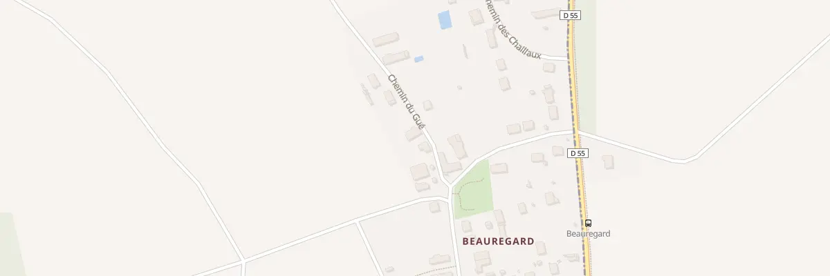 Plan du 1 Che du Gué à Bezalles