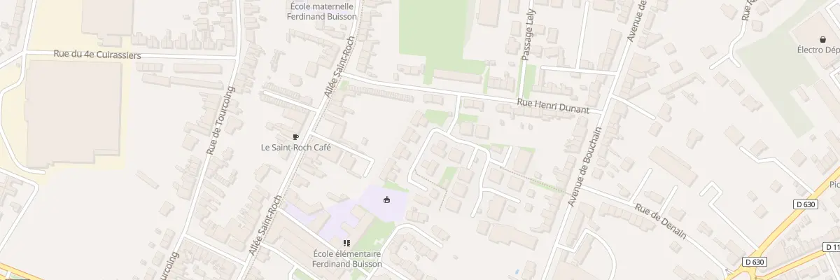 Plan du 603 Rue Henry Dunant à Cambrai