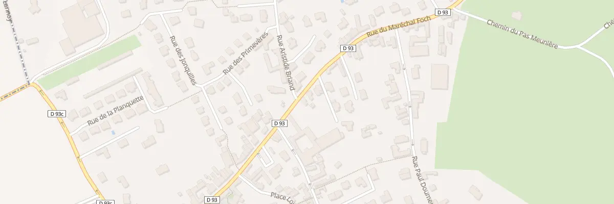Plan du 7 Rue du Marechal Foch à Bourghelles