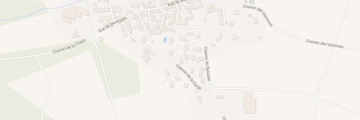 Plan du 9 Che de la Garde à Vichel