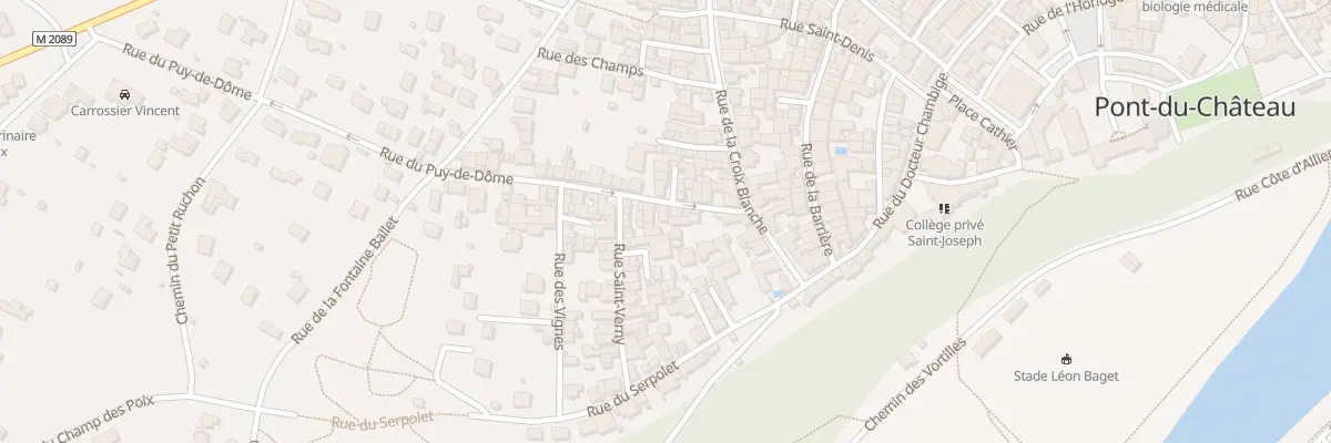 Plan du 7 Rue du Puy de Dôme à Pont-du-Château