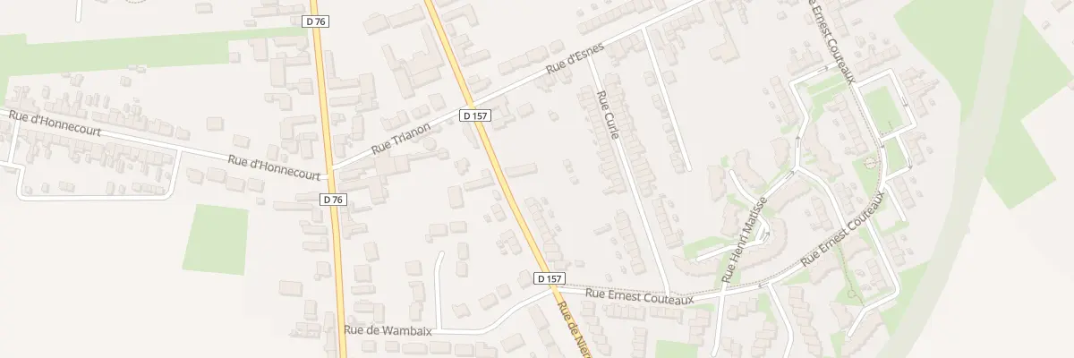 Plan du 67 Rue de Niergnies à Cambrai