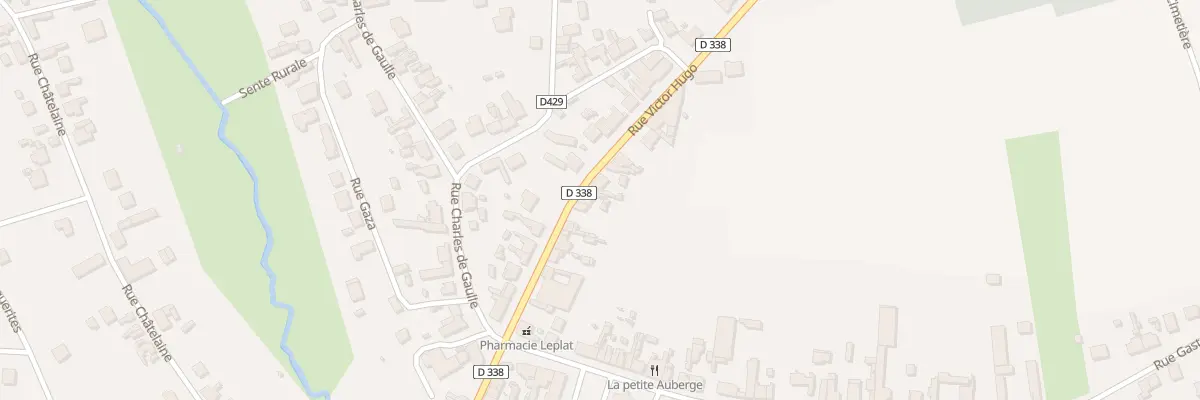 Plan du 16 Rue Victor Hugo à Viry-Noureuil