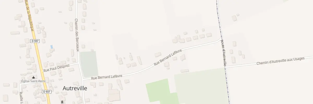 Plan du 12 Rue Bernard Lefèvre à Autreville