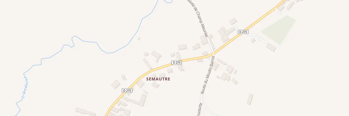 Plan du 26 Semautre à Monteignet-sur-l’Andelot