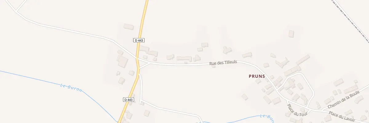Plan du 9 Rue des Tilleuls - Pruns à Bussières-et-Pruns