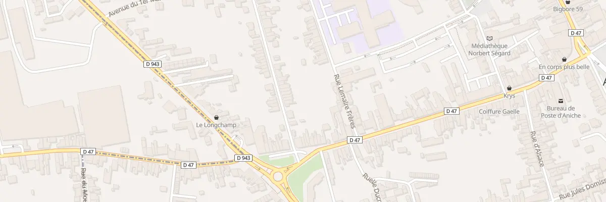 Plan du 18 Rue des Freres Martel à Aniche