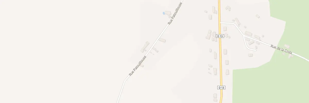 Plan du 181 Rue Patouillouse à Luthenay-Uxeloup