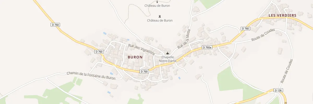 Plan du 2 Rue des Vignerons Buron à Yronde-et-Buron