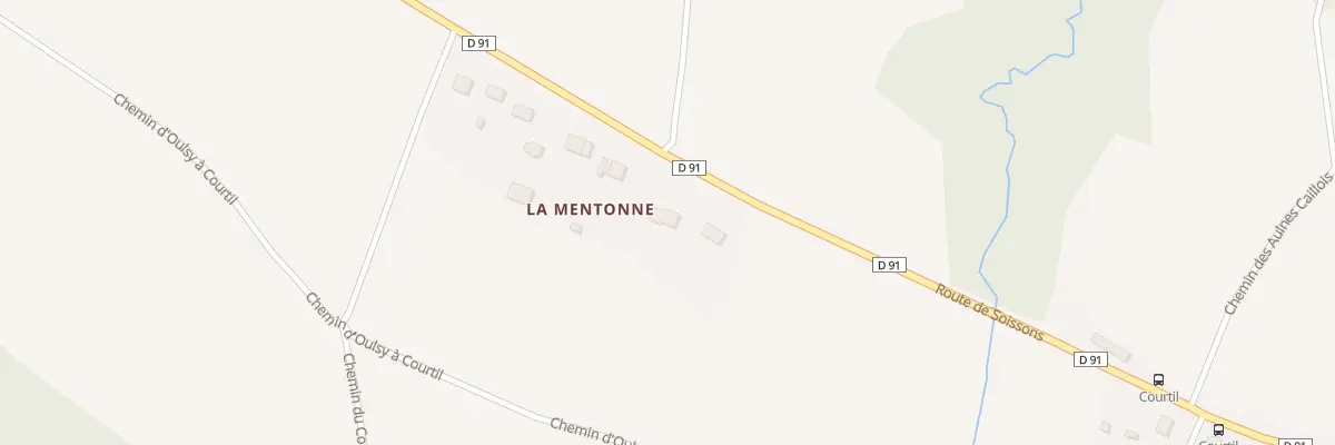 Plan du 15 Rte Soissons à Osly-Courtil
