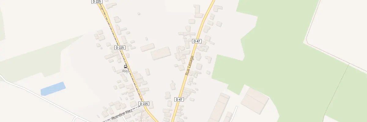 Plan du 25 Rue Lesage à Bruille-lez-Marchiennes
