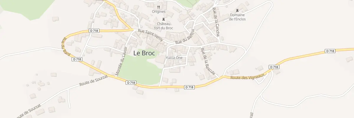 Plan du 4 Rue des Granges au Broc