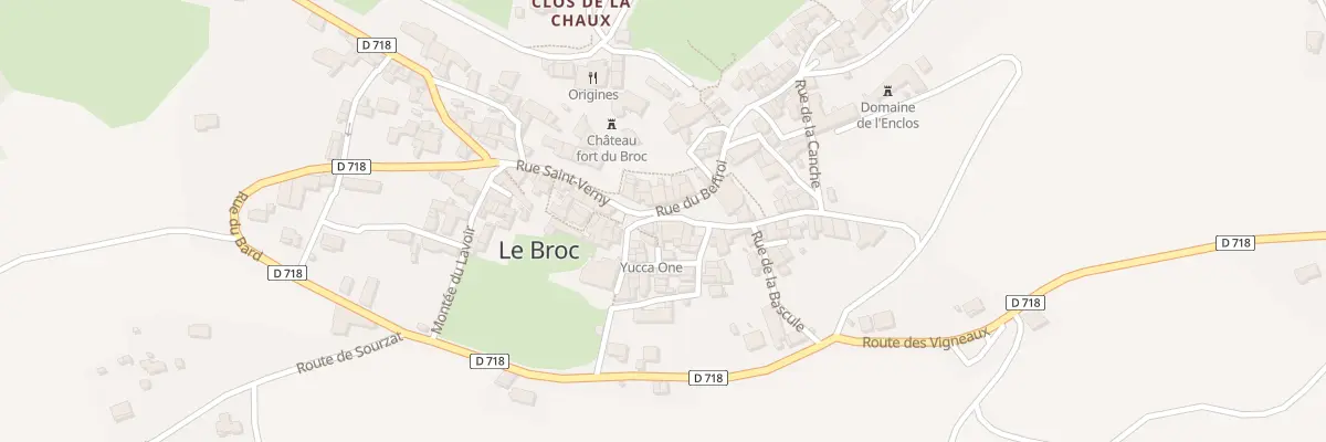 Plan du 1 Rue de l’Eglise Saint-etienne au Broc