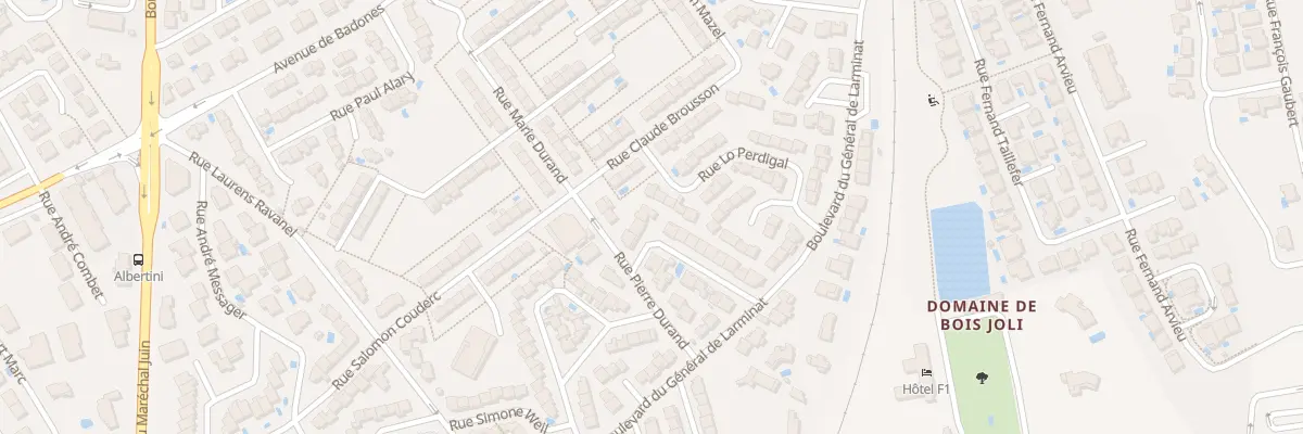 Plan du 5 Rue du General Monsabert à Béziers