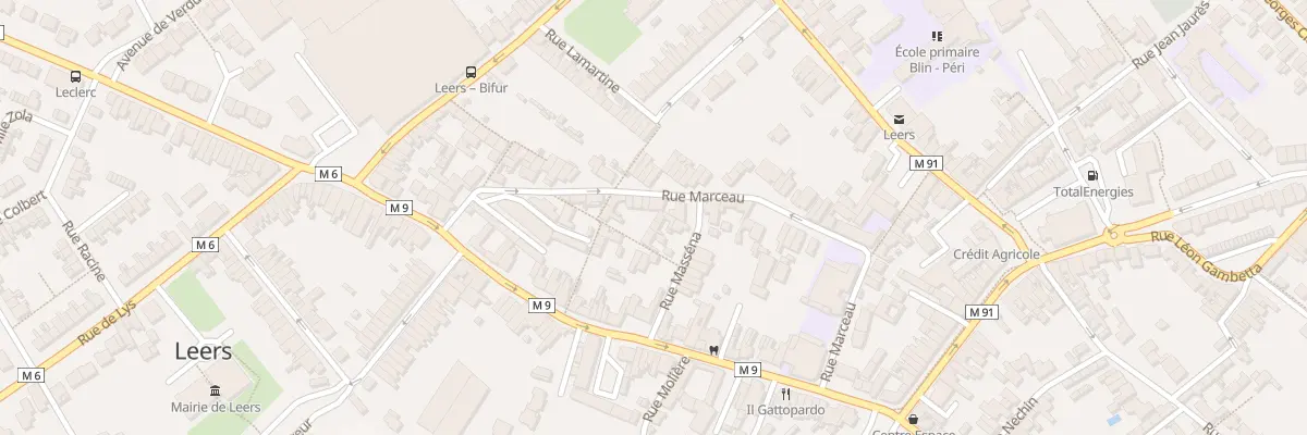 Plan du 43 Rue Marceau à Leers