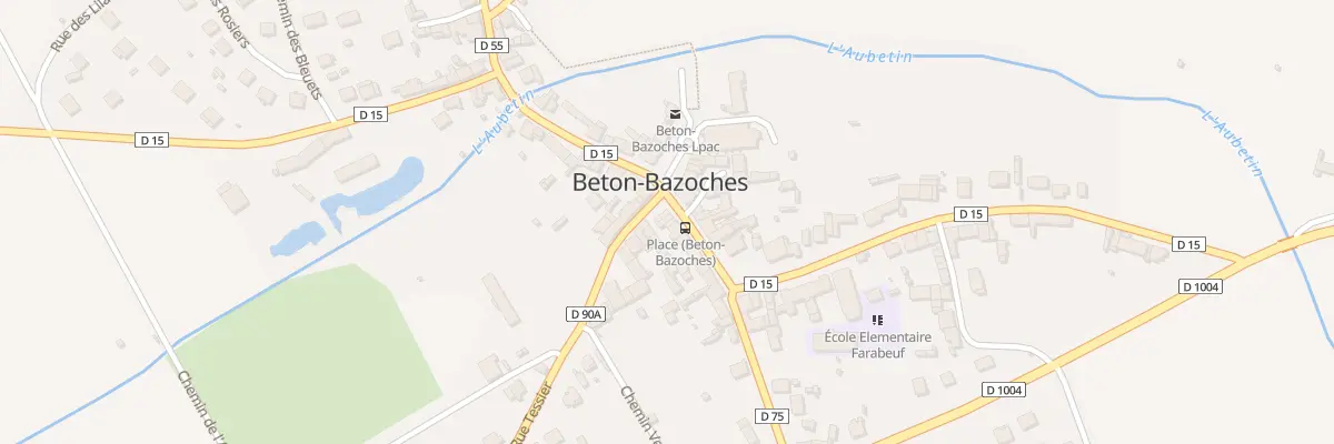 Plan du 4 Rue Farabeuf à Beton-Bazoches