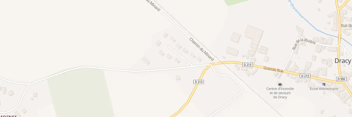 Plan du 1 Lot Les Fourneaux à Dracy