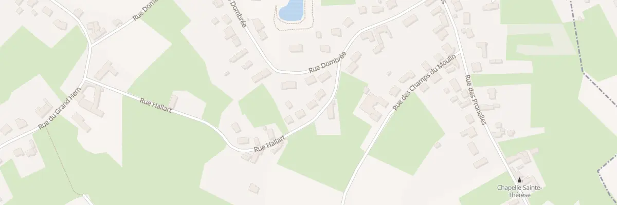 Plan du 76 Rue Hallart à Bouvignies