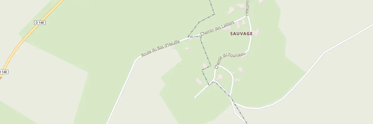 Plan du 1 Rue du Poteau de Sauvage à Saint-Martin-d’Heuille