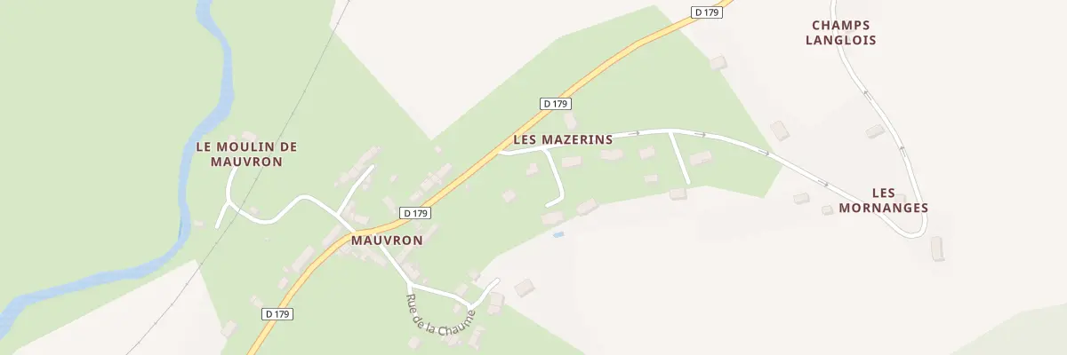 Plan du 2 Rue des Mauranges à Poiseux