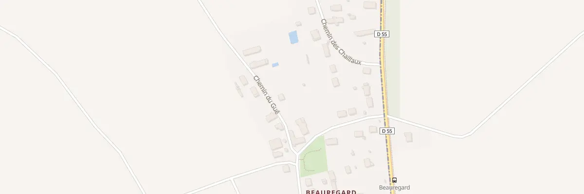 Plan du 2 Che du Gué à Bezalles